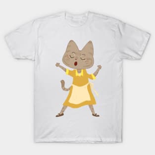 Waitress cat T-Shirt